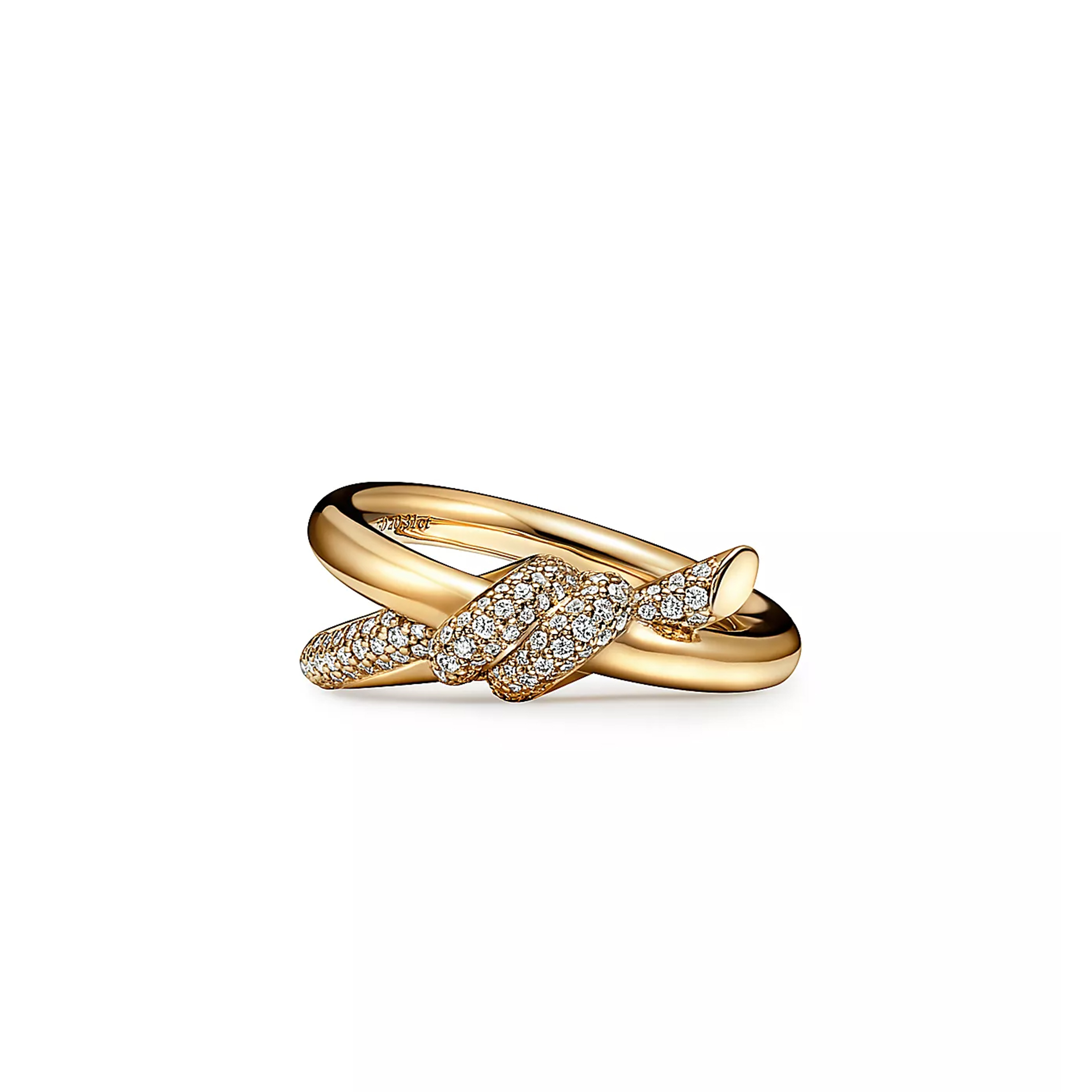 TIFFANY KNOT DOUBLE ROW RING 69346626